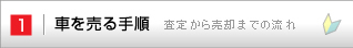 1.車を売る手順｜査定から売却までの流れ